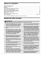 Preview for 2 page of Healthrider HRTL19900 User Manual