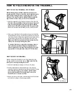 Preview for 23 page of Healthrider HRTL19900 User Manual