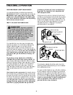 Preview for 8 page of Healthrider HRTL19910 User Manual