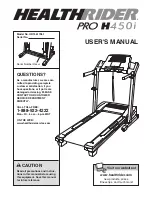 Preview for 1 page of Healthrider HRTL61706.1 User Manual