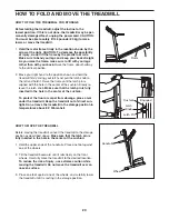 Preview for 20 page of Healthrider HRTL61706.1 User Manual