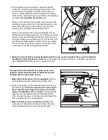 Предварительный просмотр 7 страницы Healthrider HRTL71830 User Manual