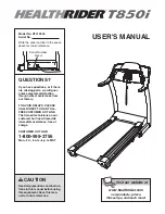 Healthrider HTL13940 User Manual preview