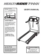 Preview for 1 page of Healthrider HTL15940 User Manual