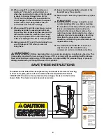 Предварительный просмотр 4 страницы Healthrider HTL93940 User Manual