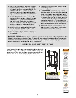 Preview for 4 page of Healthrider Pro H750i Treadmill User Manual