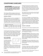 Preview for 24 page of Healthrider S300i User Manual