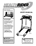 Healthrider SoftStrider 400se User Manual preview