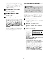 Preview for 13 page of Healthrider SoftStrider 400se User Manual