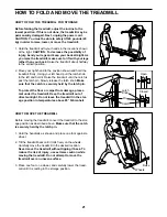 Preview for 21 page of Healthrider SoftStrider 400se User Manual