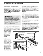 Предварительный просмотр 7 страницы Healthrider SoftStrider 5150 User Manual