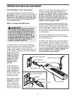 Preview for 7 page of Healthrider SoftStrider HCTL05910 User Manual