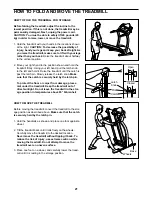 Preview for 21 page of Healthrider SoftStrider HRT99020 User Manual