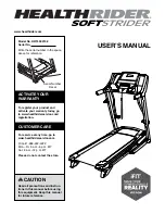 Preview for 1 page of Healthrider Softstrider HRTL59215.0 User Manual