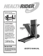 Healthrider SOFTSTRIDER S600 User Manual preview