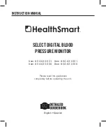 Предварительный просмотр 1 страницы HealthSmart 04-630-001 Instruction Manual