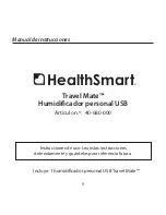 Preview for 9 page of HealthSmart 40-680-000 Instruction Manual