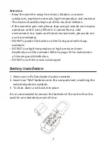 Предварительный просмотр 7 страницы HealthSmart 40-810-000 Manual Book