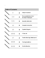 Preview for 2 page of Healthstream FAN BIKE Owner'S Manual