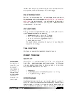 Preview for 16 page of Healthstream T401 Owner'S Manual