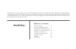 Preview for 3 page of HealthWay 20600-3 Deluxe User Manual