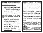 Preview for 2 page of HealthWay NR-20600-3NR Operation Manual