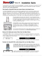 Preview for 1 page of Healthy Hearth StoveCat Retro-Fit Installation Manual