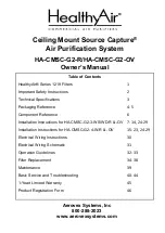 HealthyAir HA-CMSC-G2-3-W-OV Owner'S Manual preview