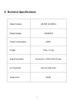 Предварительный просмотр 4 страницы HealthyAir HA-PAP-G2 Owner'S Manual