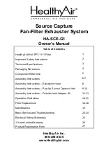 HealthyAir HA-SCE-G1 Owner'S Manual preview