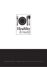 Предварительный просмотр 36 страницы Healthy&tasty HT3100 Manual