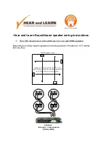 Preview for 2 page of Hear and Learn SoundHouse Wiring Instructions