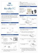 Preview for 1 page of Hear+Hi Acuity ITC Quick Start Manual