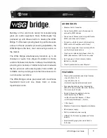 Preview for 7 page of Hear Technologies WSG Bridge User Manual