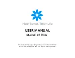 Предварительный просмотр 1 страницы HearBloom X3 Elite User Manual