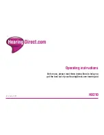 Hearing Direct.com HD210 Operating Instructions Manual preview