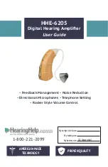 Hearing Help Express HHE-6205 User Manual preview