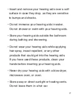 Preview for 17 page of Hearing in a Box HB-100 User Manual