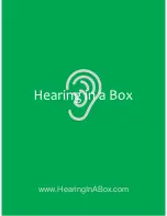 Preview for 36 page of Hearing in a Box HB-100 User Manual