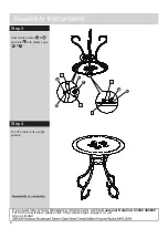 Предварительный просмотр 5 страницы Heart of House Jasmin 304/4733 Assembly Instructions