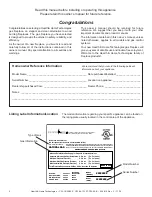 Preview for 2 page of Hearth and Home Technologies CFL-18LP-C Owner'S Manual