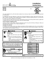 Hearth and Home Technologies GFK4B Installation Instructions preview