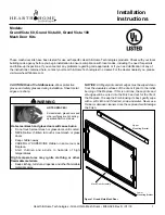 Hearth and Home Technologies Grand Vista 60 Installation Instructions preview