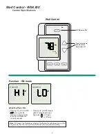 Preview for 8 page of Hearth and Home Technologies Multifunction Wall Control WSK300 Installation And Operating Instructions Manual