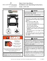 Hearth and Home Technologies OXDV30SP Installation And Operating Instructions Manual предпросмотр