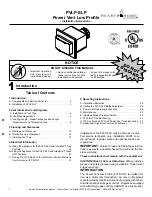 Hearth and Home Technologies PVLP-SLP Installation Instructions Manual preview