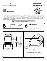 Preview for 1 page of Hearth and Home Technologies Square Termination Cap TS345 Installation Instructions