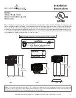 Hearth and Home Technologies TR342 Installation Instructions предпросмотр