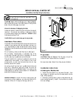 Preview for 1 page of Hearth and Home Technologies WSK-21-W Installation And Operating Instructions