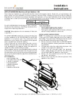 Preview for 1 page of Hearth & Home AVFLST48SSODK Installation Instructions